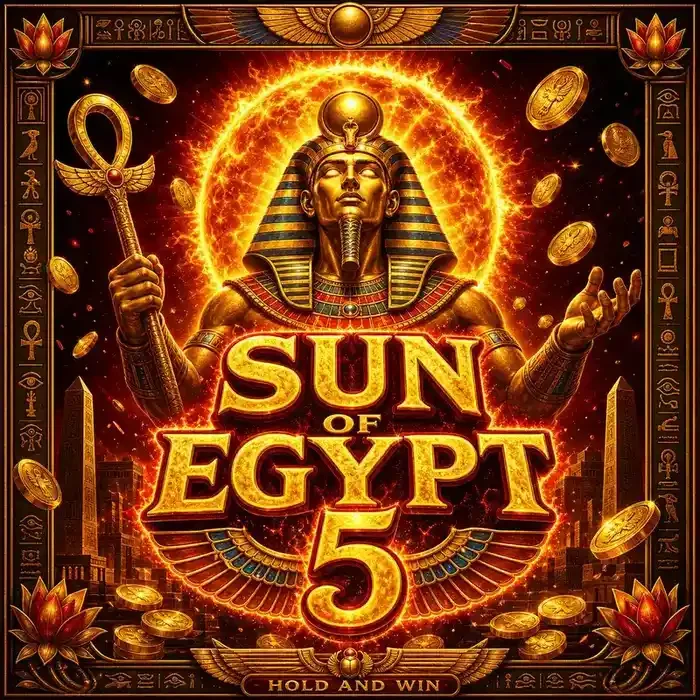 Sun of Egypt 5 — Misr fir'avni, oltin xazinalar va jekpot belgilari